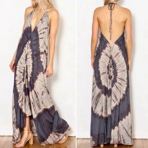Rubyzaar Vionette Maxi Halter Dress Cover Up OS